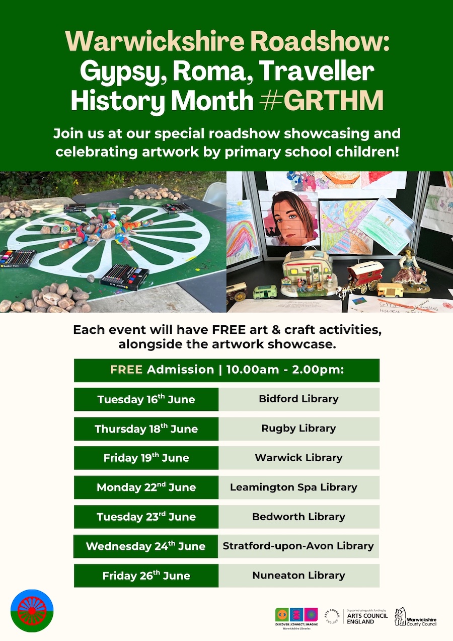 Featured image for “Gypsy, Roma, Traveller History Month, Tuesday 16th June”